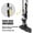 Black- Full Size, variant on Bicycle Pump Durable Bike Floor Pump 17/24 inch Smart Valve Head, 160 psi, Automatically Reversible Presta and Schrader Silver- Full Size