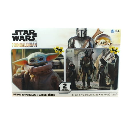 Star Wars Disney The Mandalorian Prime 3D puzzles two puzzles