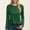 Green, variant on Womens Summer Tops Long Sleeve Striped Printed T-Shirt Crew Neck Cute Basic Y2K Fall Fashion Blouses 2025