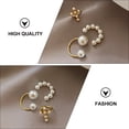 thumbnail image 2 of 3PCS Imitation Pearl Ear Clips No Ear Hole Ear Jewelries Chic Pearl Ear Clips, 2 of 2