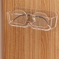 thumbnail image 4 of Eyeglasses Holder, Wall Mounted Sunglasses Storage Organizer, Clear Acrylic Glasses Holder Rack, Compact Wall Display Case for Eyewear Sunglasses and Reading Glasses, Clear, 4 of 4