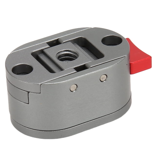 Mini Placas de liberación rápida ANGGREK abrazadera magnética plegable con orificios para tornillos de 1/4 para cámara DSLR