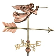 Good Directions Angel Garden Weathervane, Pure Copper - 21"L