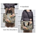 thumbnail image 6 of 16" Laptop Briefcase for Work Travel Laptop Shoulder Bag Carrying Handbag Laptop Case Scattered Birds and Flowers, 6 of 8