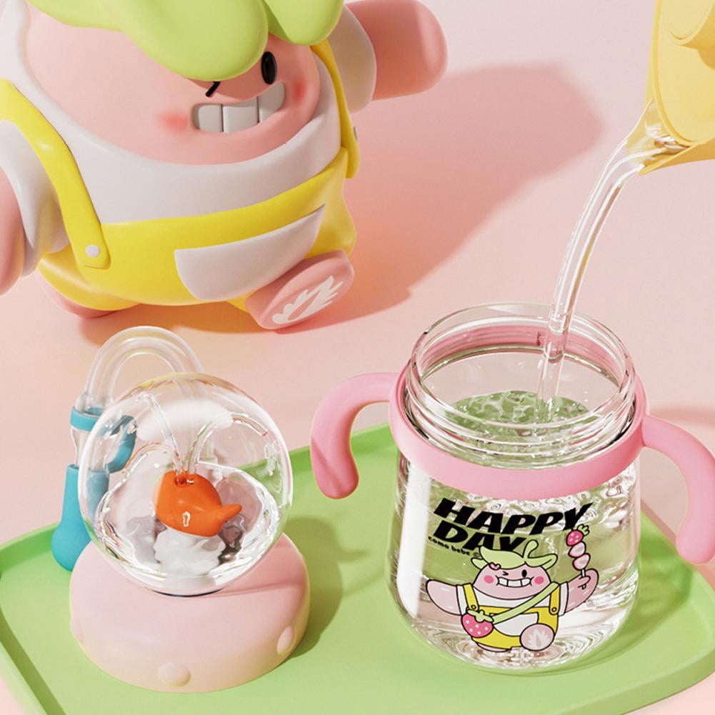 Whale Fountain Tumbler, Spill Proof Straw Cups, Interactive Baby Water Cup for Toddlers Children