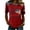 Red, variant on Youpwaven Women's USA 250th Anniversary T-Shirt, Patriotic Infinity American Flag Graphic Top, 1776-2026 Independence Day Round Neck Tee, 250 Years Celebration Shirt