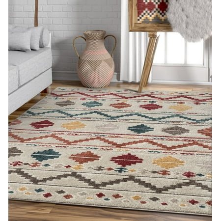 Well Woven Allegra Alba Traditional Tribal Natural 7'10