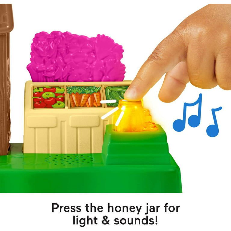 Fisher-Price Little People Toddler Toy Farmers Market Playset With Light  Sounds Figure & Accessories For Ages 1+ Years