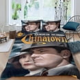 thumbnail image 2 of Barrio Chino Conjunto de sábanas temático, trío de piezas, cómodo y amigable con la piel, diseño único, regalo de decoración para el hogar para familiares, amigos y fans,140cm *210cm, 2 of 6