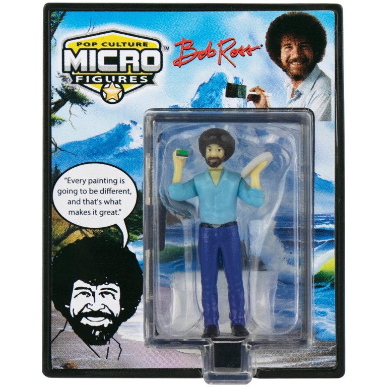 World’s Smallest Bob Ross Pop Culture Micro Figures 