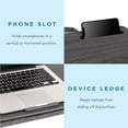 thumbnail image 4 of LapGear Elevation Portable Ergonomic Lap Desk with Adjustable Cushion, Gray Woodgrain, 4 of 7