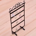 thumbnail image 4 of Yidarton 4 Tier Earrings Organizer Jewelry Display Rack, 11.8in x 6.5in Earring Stand Jewelry Organizer 48 Holes Jewelry Display Rack for Women Girls Gift Hanging Earring Holders White, 4 of 6