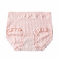 thumbnail image 4 of Jalioing Comfy Panties for Women High Waist Breathable Cotton Panty Solid Color Classic Underwear (XX-Large, Pink), 4 of 4