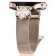 thumbnail image 2 of For Huami Amazfit Bip U Milanese Band Stainless Steel Watch Strap Clover Decor, Size: S - Gold Black, 2 of 5