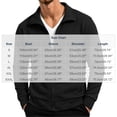 thumbnail image 3 of XRoczxe Men's Full Zip Up Track Jacket, Stand Collar Solid Color Sweatshirt, Casual Long Sleeve Lightweight Coat with Pockets for Spring Fall Daily Wear, 3 of 7