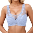 thumbnail image 2 of Lixiuxyad Plus Size Bra Supportive Lift Lace Wireless Comfort Full Coverage Underwire,Bras for Women Purple 36, 2 of 6