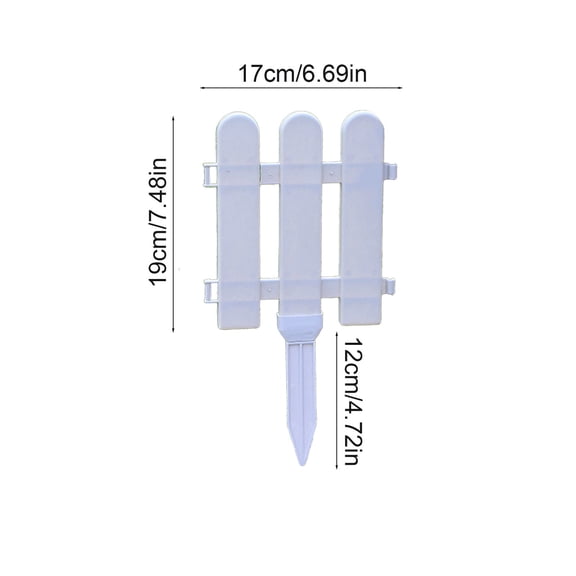 YYUZH Decorative Garden Fence, 10 Pack No Dig Fence Animal Barrier for Dog, Arched Flower Bed Edging, Border Panel Fencing for Yard Patio Outdoor Decor