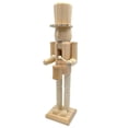 thumbnail image 5 of yotijay Christmas Craft Nutcracker Wooden Nutcracker Figurine Unfinished Wood Nutcracker A, 5 of 9