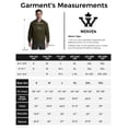 thumbnail image 6 of WenVen Men's Bomber Coat Spring Jacket Windproof Work Utility Outerwear Army Green M, 6 of 12
