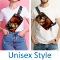 thumbnail image 2 of Squirrel Lightweight Adjustable Extension Strap Unisex Fanny Pack Waist Pack Cross Body Bag, 2 of 7