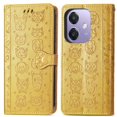 thumbnail image 1 of Funda Cartera FOXDOCK para OPPO A40 4G , Flip PU con Relieve de Gatos y Perros, Tarjetero y Soporte, 1 of 6