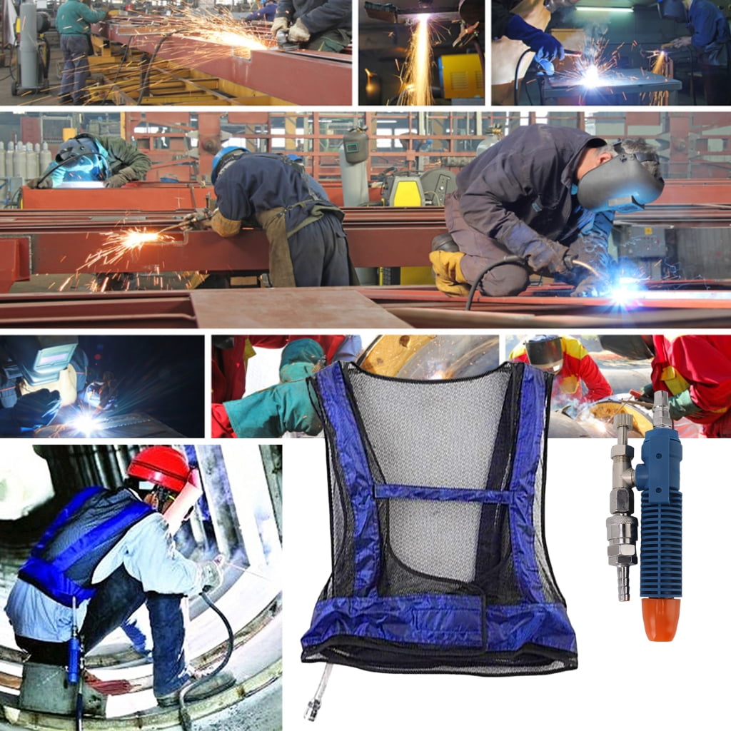 Jesscasday Vortexes Tube Air Conditioner Waistcoat Vest Air Air Compressed Cooling Vest
