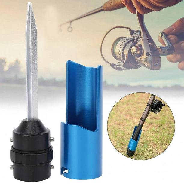 Qiilu Fishing Pole Ground Support, Anti-rust Fishing Rod Stand, Spikes  Ground Holder, Anti-corrosion For Sea Rod Casting Rod 