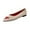 Beige, variant on Xfvqtps Womens Knit Flat Pointed Toe Loafers Slip on Shoes Stretchy Casual Shoes Breathable Contrast Design Comfortable Slip on Shoes for Women Black