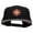 Black, variant on Compass Embroidered Superior Cotton Twill Flat Bill Snapback Prostyle Cap - Navy OSFM