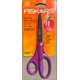 thumbnail image 1 of Tijeras para estudiantes Fiskars Sparkle antiadherentes con agarre suave de 18 cm (1 unidad), 1 of 5
