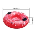 thumbnail image 3 of Círculo De Esquí Círculo de esquí de PVC Anillo de natación de snowboard de invierno inflable (94 cm Navidad) Likrtyny Para Estrenar, 3 of 8