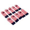 thumbnail image 1 of 10 Pcs/set Chaussettes de Protection en Fer pour Club de Golf Rouge, 1 of 7