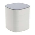 thumbnail image 1 of EGNMCR Closet Organizers and Storage, Storage Trunks & Bag Earring Jewelry Storage Box Storage Rack With Mirror Rotating Storage Box Hair removal device, 1 of 1