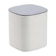 thumbnail image 1 of Fiudx Ofertas y liquidaciones Estante de almacenamiento de la caja de almacenamiento de la joyería del pendiente con la caja de almacenamiento giratoria del espejo, 1 of 1
