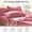 Red Gingham, variant on Mocha Gingham Ruffle King Sheet Set, Soft Pre-Washed Microfiber Plaid Bed Sheets, 4-Piece Deep Pocket Farmhouse Bedding Set
