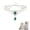 Green, variant on Pearls Collar for Cats Pearl Dog Rhinestone Necklaces for Small Dogs Accessories Cat Pearl Collar (Green, M)