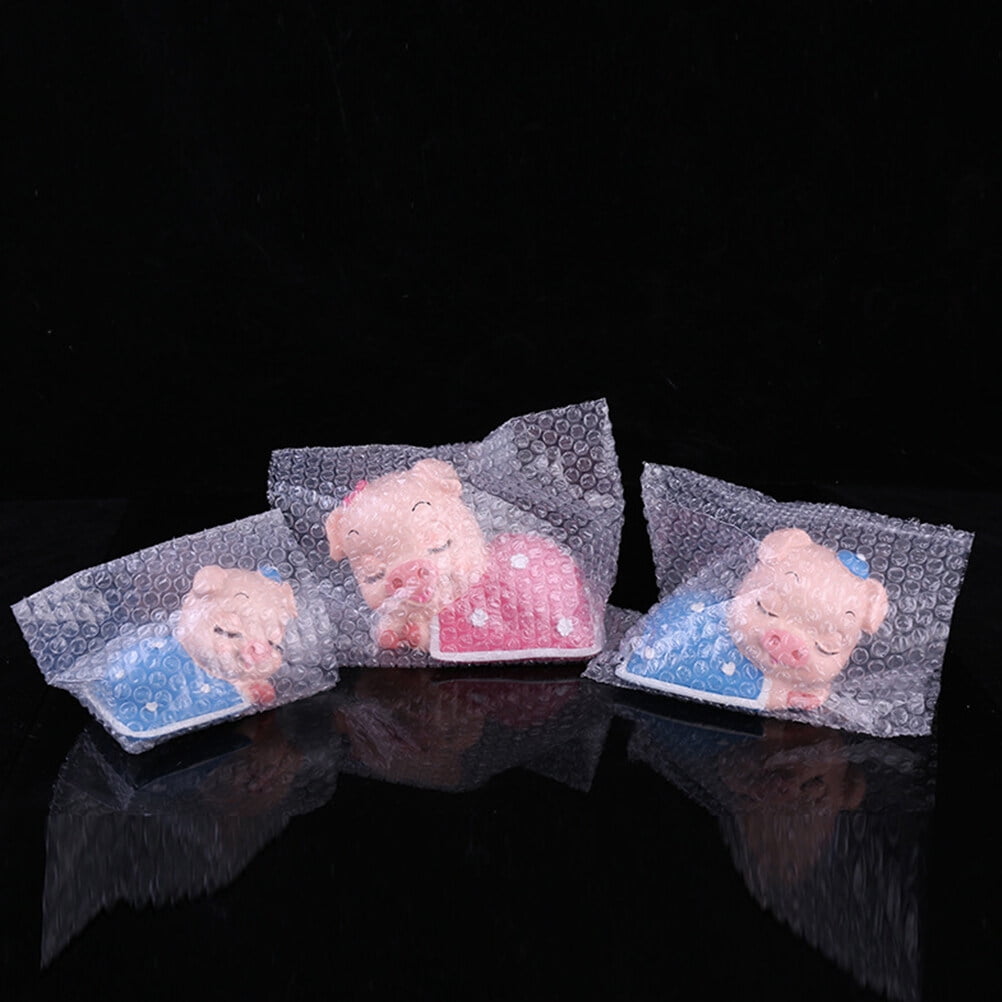 ULTNICE 100Set Small Bubble Packing Bags Plastic Bubble Packing Bag Puncture Resistance For Business Owners