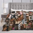 thumbnail image 3 of JJ Maybank Soft Throw Blanket, Comfortable Flannel Blanket, Suitable for Living Room, Dorm, Nap, Home Decoration, All Seasons(50*60IN), 3 of 4