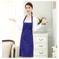 thumbnail image 4 of Graflsoa Stylish Sleeveless PVC Apron with Adjustable Neck Tie and Front Pockets - Navy Blue, 4 of 6