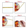 thumbnail image 4 of ZheElen 2piece Exquisite Craftsmanship Home Decoration Pendant For Glass Doors pattern. for glass And Charming Adds Touch, 4 of 6
