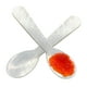 thumbnail image 5 of Matsuzay Cuchara de té para beber té, elegante forma de concha, esencial para beber té, cuchara de Caviar, 2 pack/lote Cocina y Comedor, 5 of 6