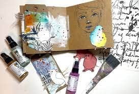 Trebbies Dina Wakely Glossy Acrylic Media Spray Bundle - 38 Color Mega Spray Bundle - Glossy Acrylic Media Spray Detail Sticks