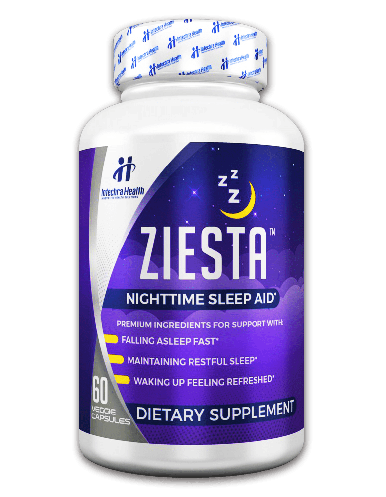 Ziesta Sleep Aid - Fall Asleep Fast & Wake Up Refreshed - 60 Sleeping Pills