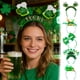 thumbnail image 1 of Cinta para el Día de San Patricio con tréboles: sombrero irlandés para fiesta para adultos y niños, accesorios verdes para desfiles y accesorios fotográficos, 1 of 6