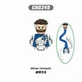 thumbnail image 1 of Human Torch Fantastic Four Blocks Silver Surfer Bricks For Toys Gifts Mini Action Figures Children Building Blocks For Party GH0349, 1 of 6