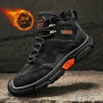 thumbnail image 5 of Men Winter Snow Boots Insulated Outdoor Hiking Shoes Faux Fur Lined Warm Boots, 5 of 5
