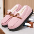 thumbnail image 7 of Pink Women Home Velvet Thick Flat Shoes For Fall And Winter Days With Warm Short Tube Design And All-Day Comfort, 7 of 7