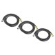 thumbnail image 1 of Grifo Suministro Línea Conector, 3uds G1/2 Hembra x G1/2 Hembra 157 Pulgadas Largo Trenzado 304 Inoxidable Acero Agua Suministro Manguera, Negro, 1 of 6