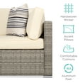 thumbnail image 6 of Best Choice Products 7-Piece Outdoor Modular Patio Conversation Furniture, Wicker Sectional Set - Gray/Cream, 6 of 8