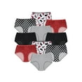 thumbnail image 1 of Comfort Choice Women's Plus Size 10-Pack Pure Cotton Full-Cut Brief Underwear, 1 of 6